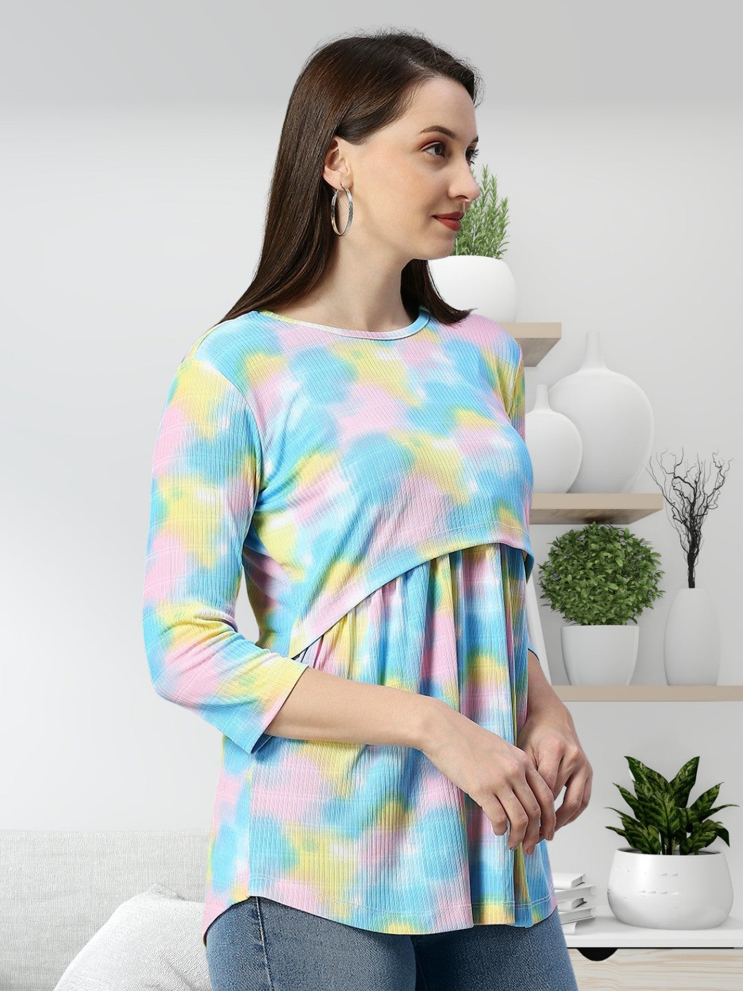 STYLISH ZIPLESS MATERNITY TOP FOR MOTHER