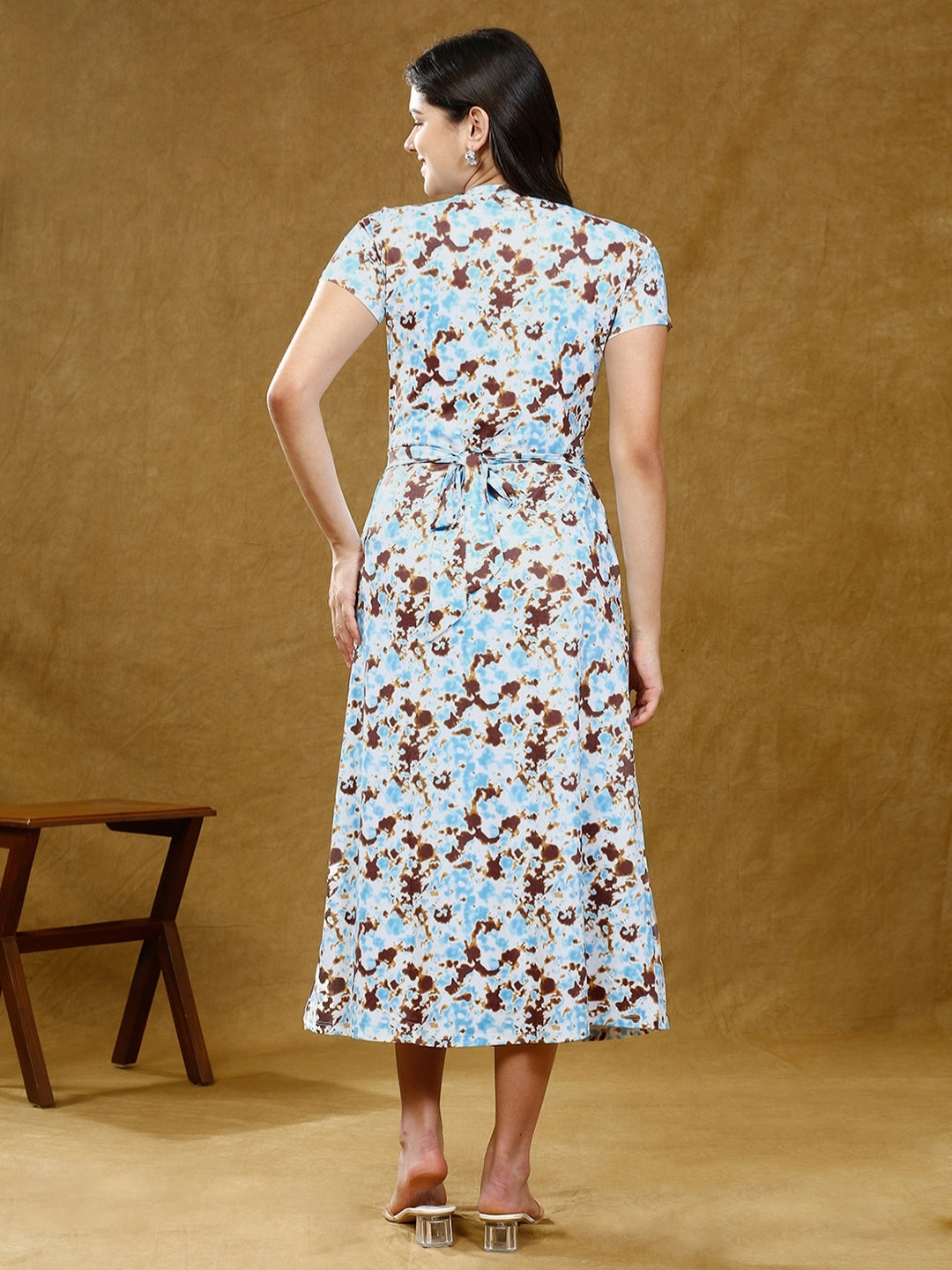 STYLISH ZIPLESS FEEDING DRESS WITH POCKETS