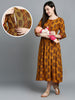 ELEGANT MATERNITY FLARED KURTA FOR PREGNANCY