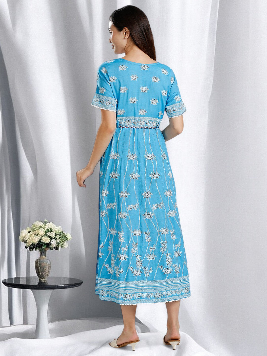 ELEGANT ETHNIC ANARAKALI FOR NURSING WOMEN