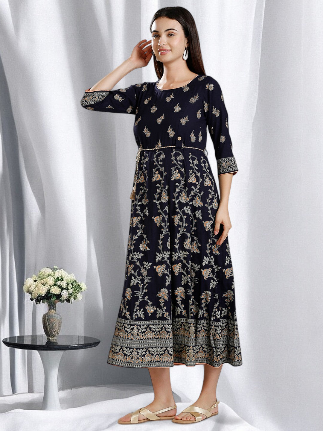 ELEGANT ETHNIC PREGNANCY ANARAKALI FOR WOMEN