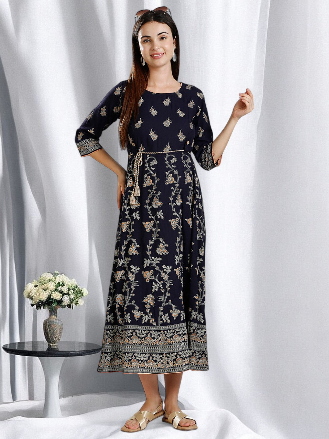ELEGANT ETHNIC PREGNANCY ANARAKALI FOR WOMEN