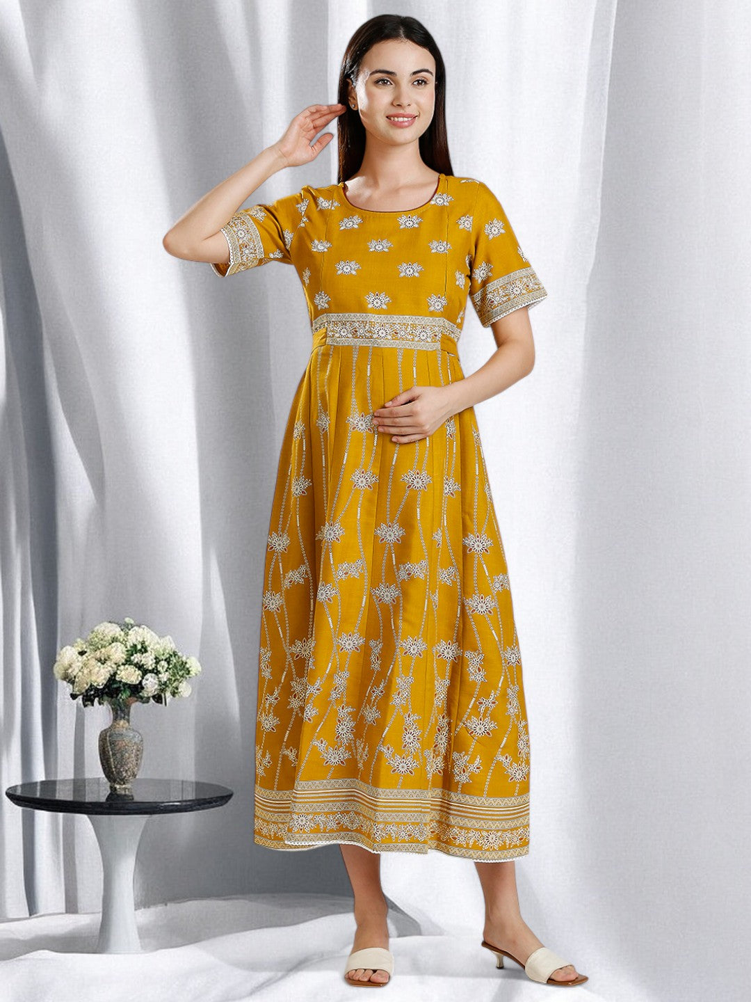 ELEGANT ETHNIC NURSING ANARAKALI FOR WOMEN