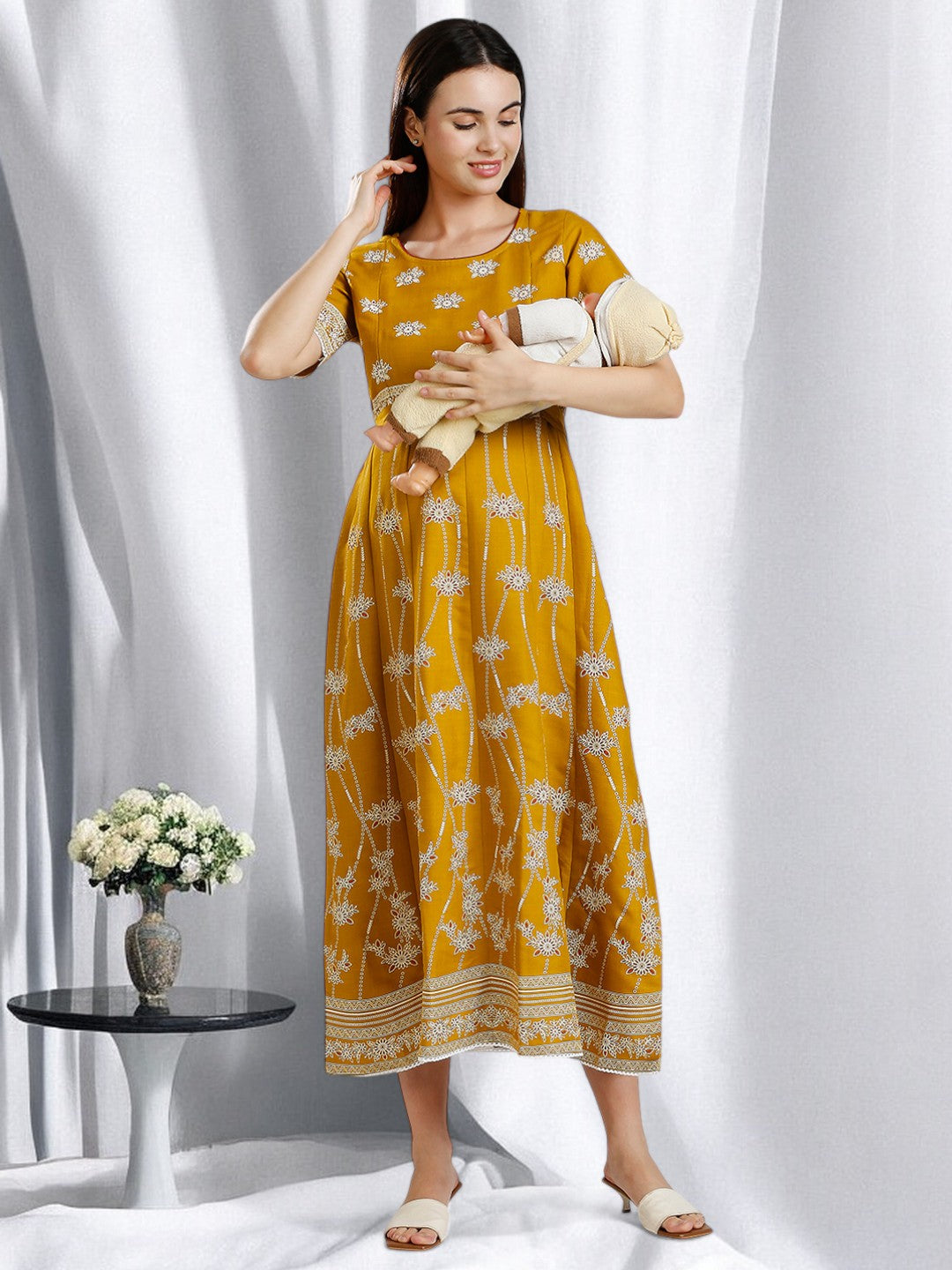 ELEGANT ETHNIC NURSING ANARAKALI FOR WOMEN