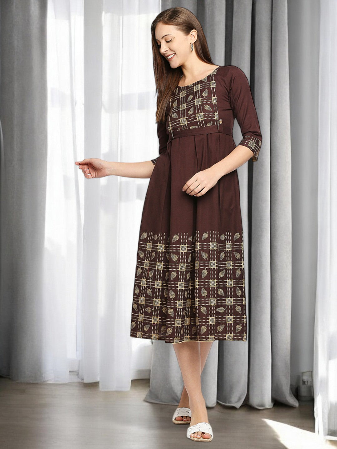 RADIANT NURSING FLARED KURTA FOR MOTHER