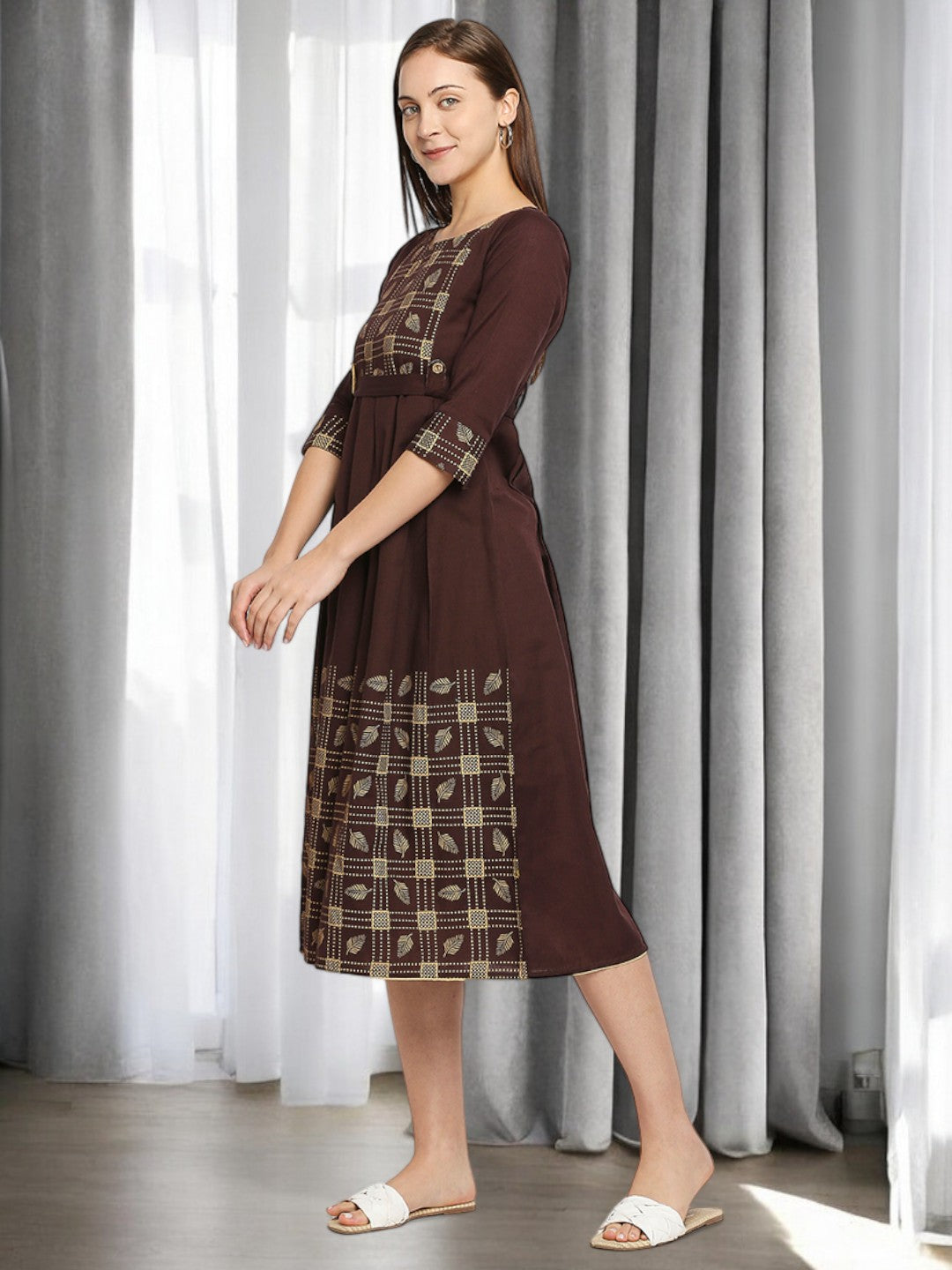 RADIANT NURSING FLARED KURTA FOR MOTHER