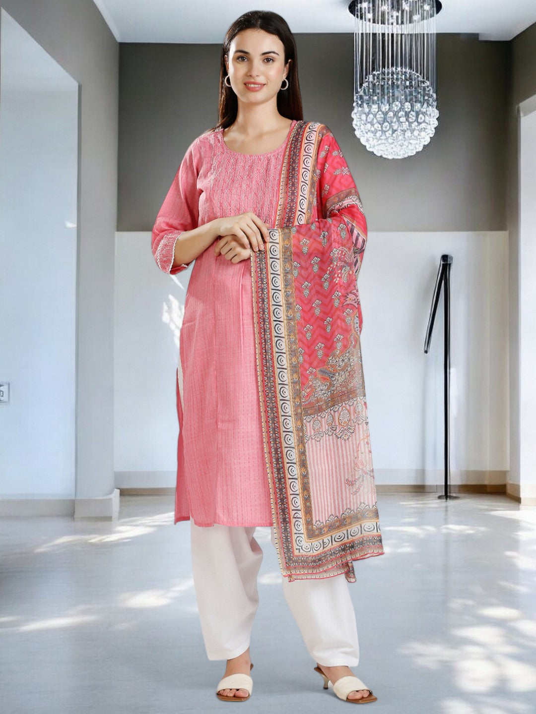 GRACEFUL ETHNIC FEEDING KURTA SET FOR WOMEN