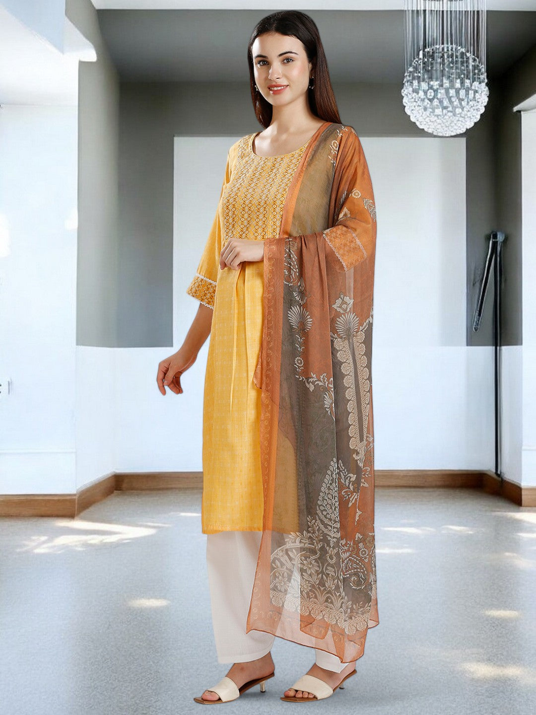 CLASSIC ETHNIC FEEDING KURTA SET FOR WOMEN