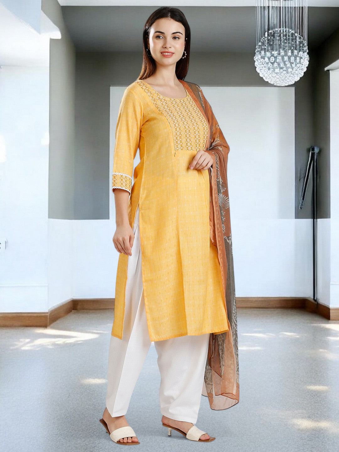 CLASSIC ETHNIC FEEDING KURTA SET FOR WOMEN