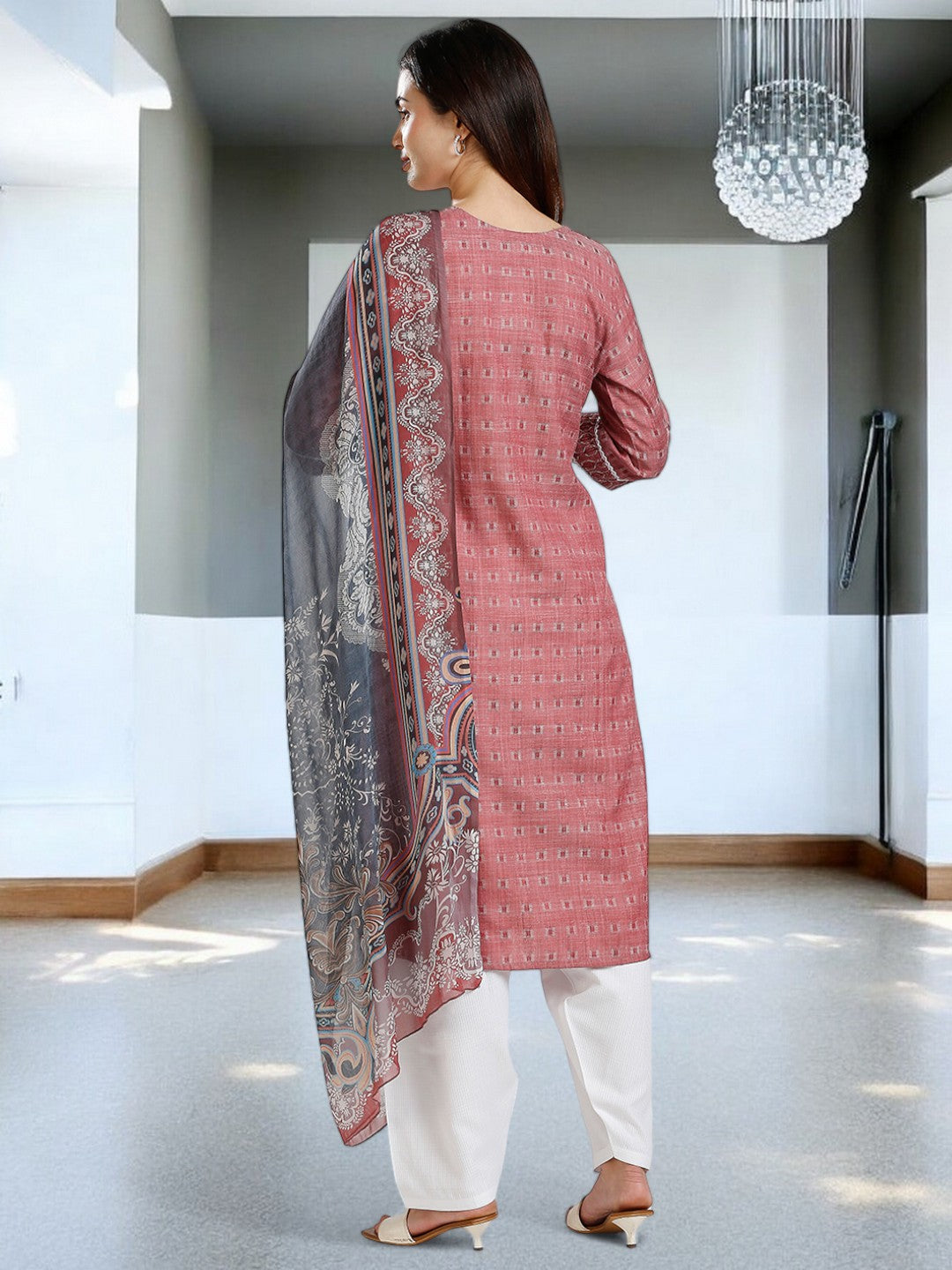 ETHNIC FEEDING KURTA PANT WITH DUPATTA