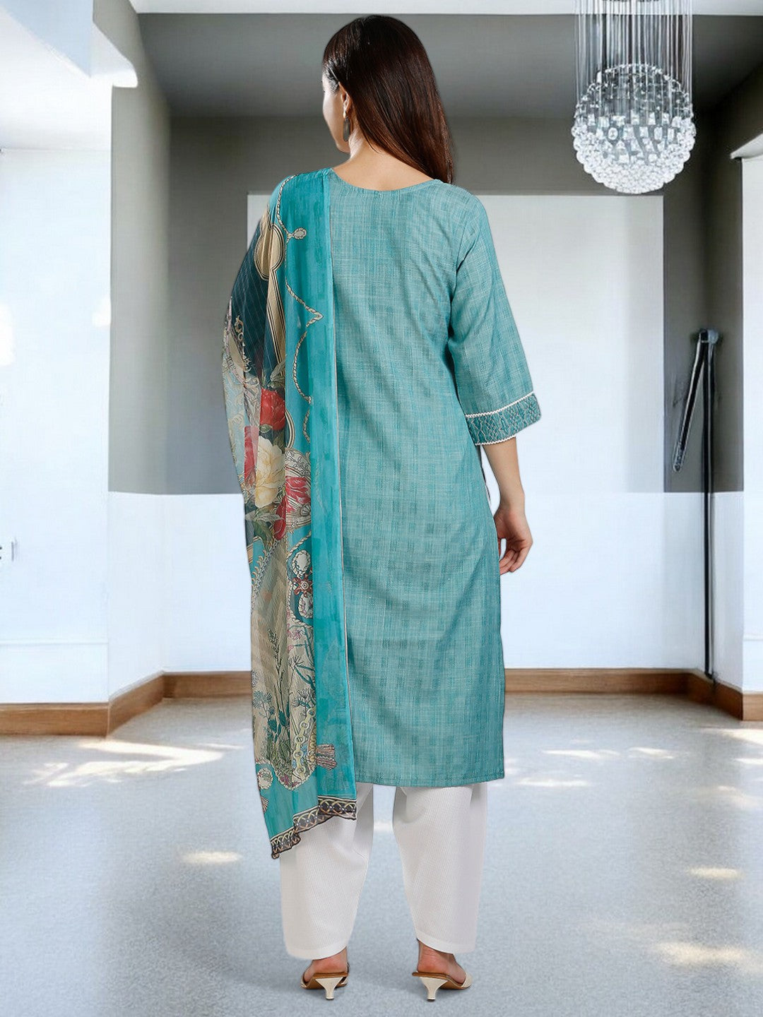 ETHNIC FEEDING KURTA PANT SET FOR WOMEN