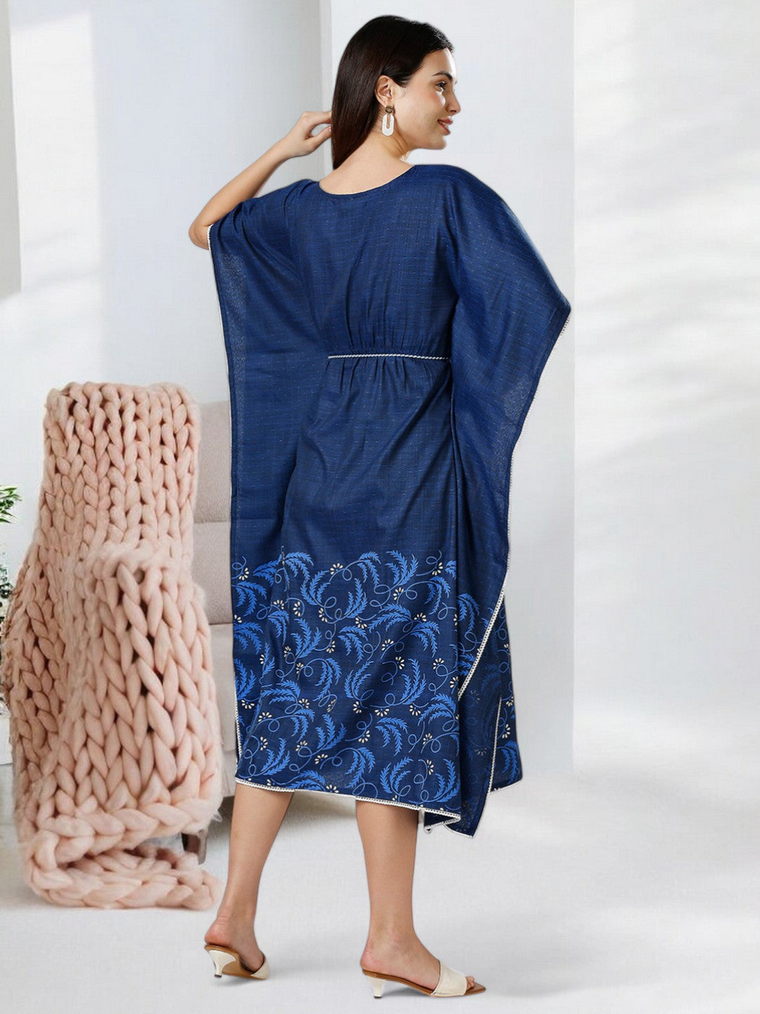 STYLISH PREGNANCY KAFTAN FOR MOTHER WITH ZIPPERS