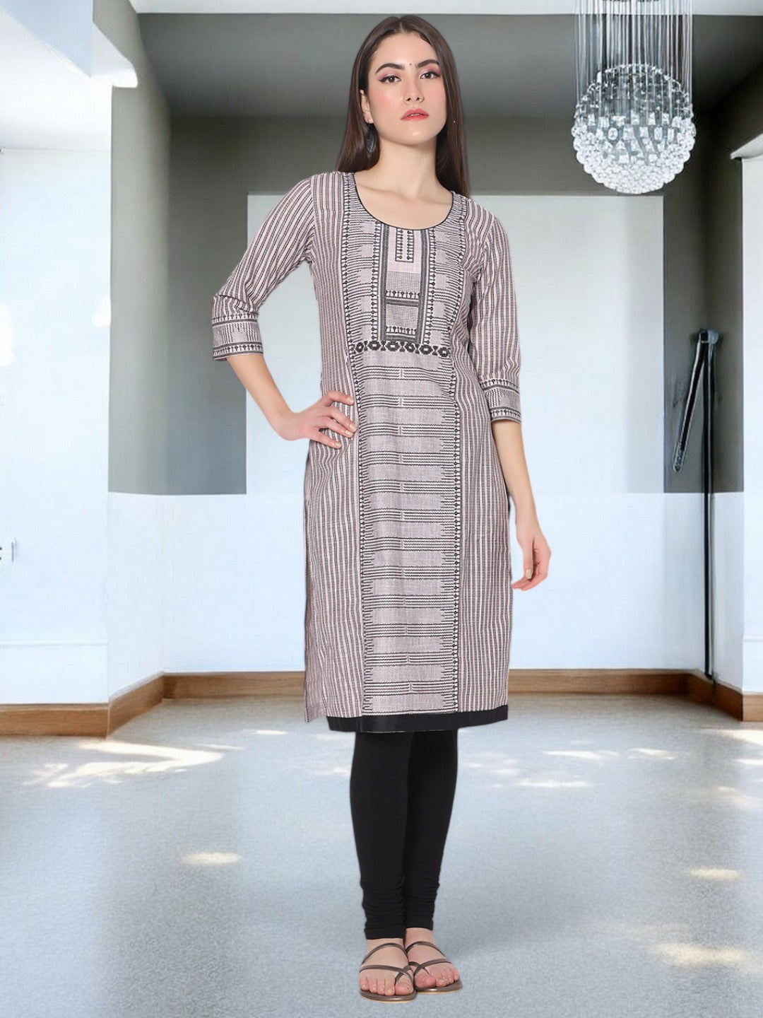 TRENDY MATERNITY STRAIGHT KURTA FOR MOTHER