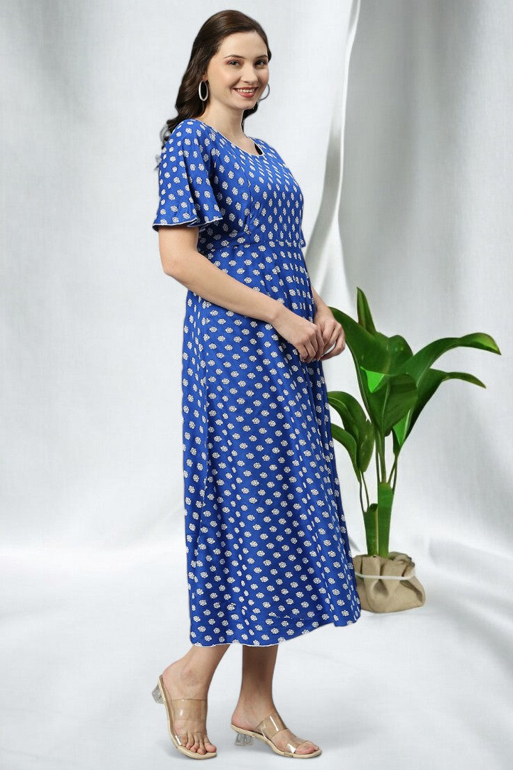 TRENDY FLARED PREGNACY KURTA FOR NURSING