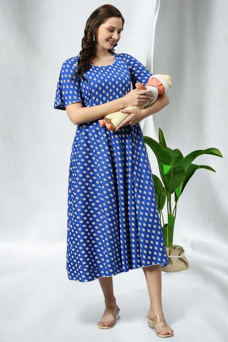 TRENDY FLARED PREGNACY KURTA FOR NURSING