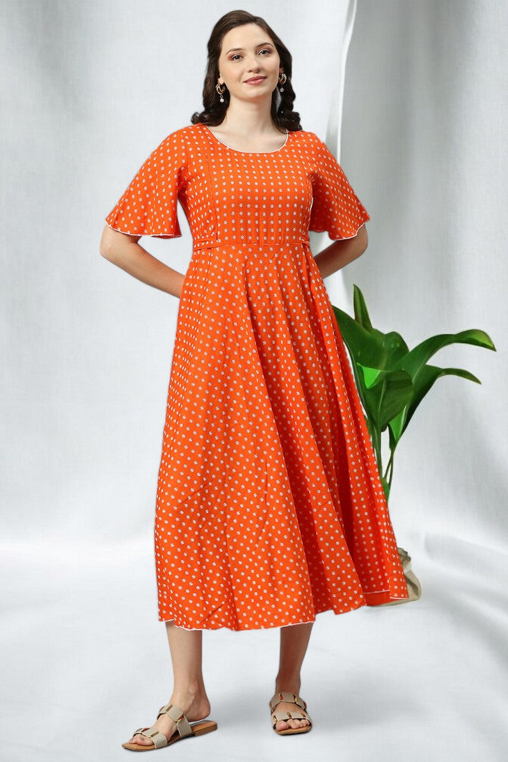 TRENDY FLARED FEEDING KURTA FOR NURSING