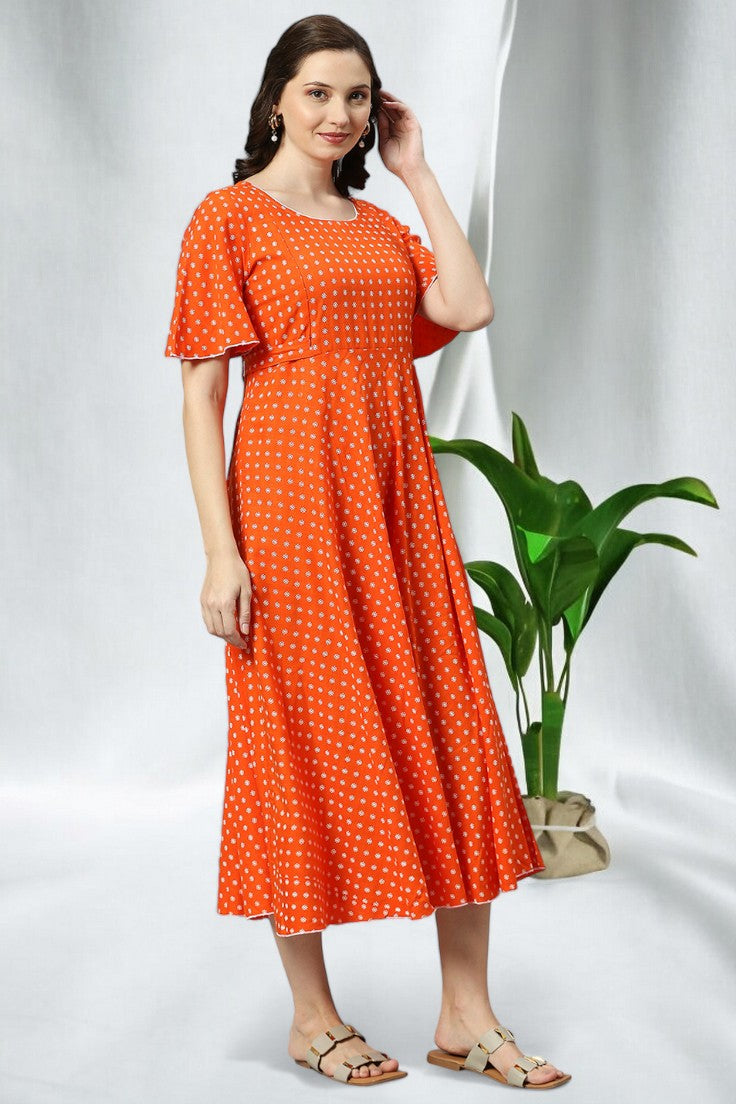 TRENDY FLARED FEEDING KURTA FOR NURSING