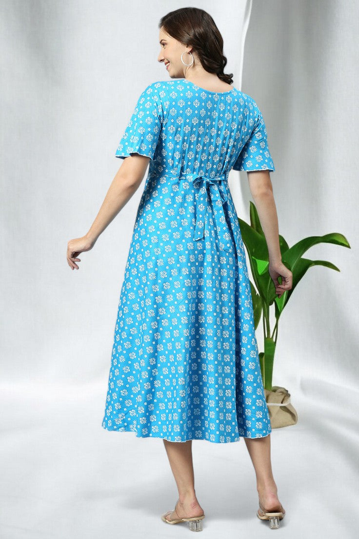 TRENDY FLARED MATERNITY KURTA FOR PREGNANCY