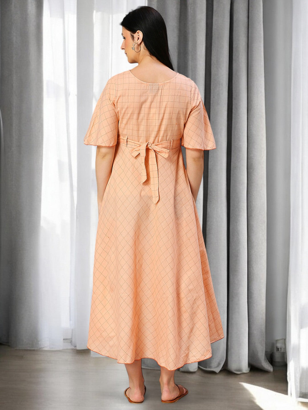 ON-TREND PREGNANCY FLARED KURTA FOR MOTHERS