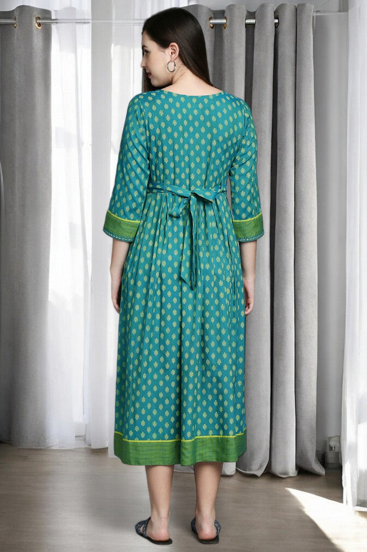 FASHION-FORWARD NURSING FLARED KURTA