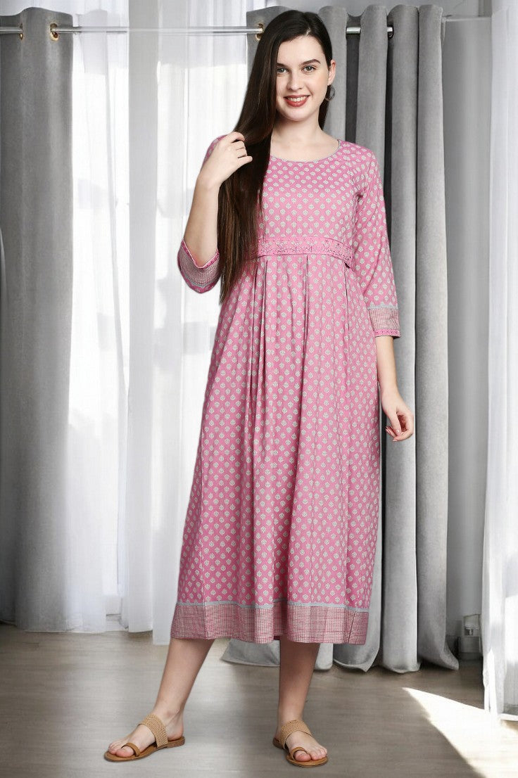 FASHION-FORWARD FLARED KURTA FOR MOTHERS