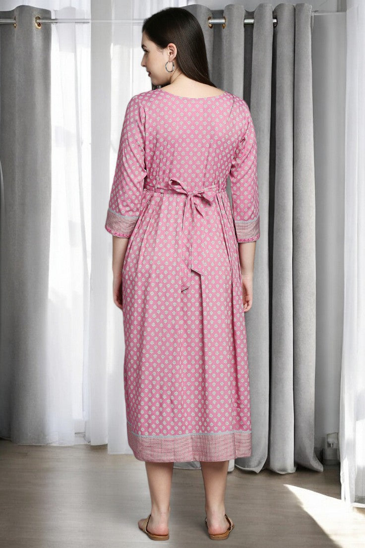 FASHION-FORWARD FLARED KURTA FOR MOTHERS