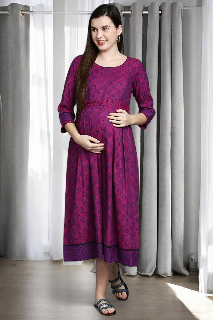 FASHION-FORWARD FLARED KURTA FOR MOMS