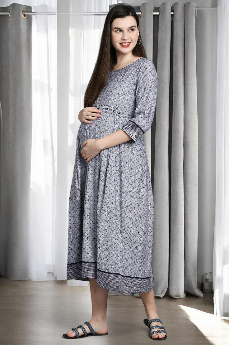 FASHION-FORWARD FLARED KURTA FOR PREGNANCY