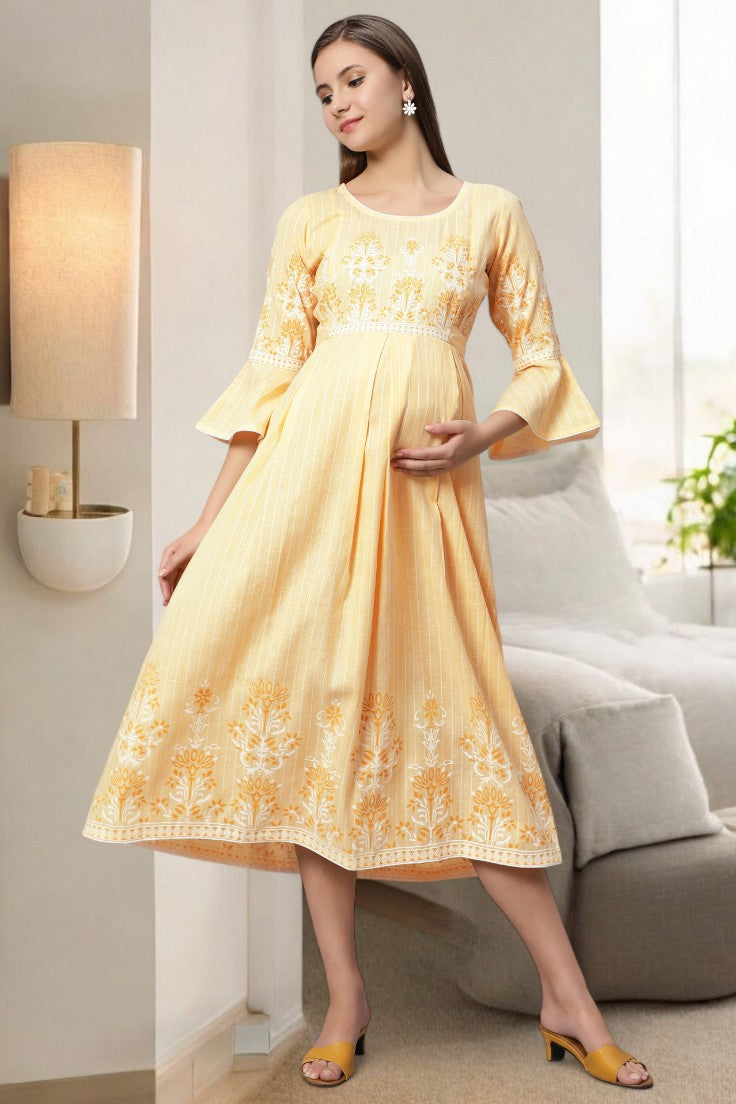 MODERN PREGNANCY KURTA FOR NURSING WOMEN