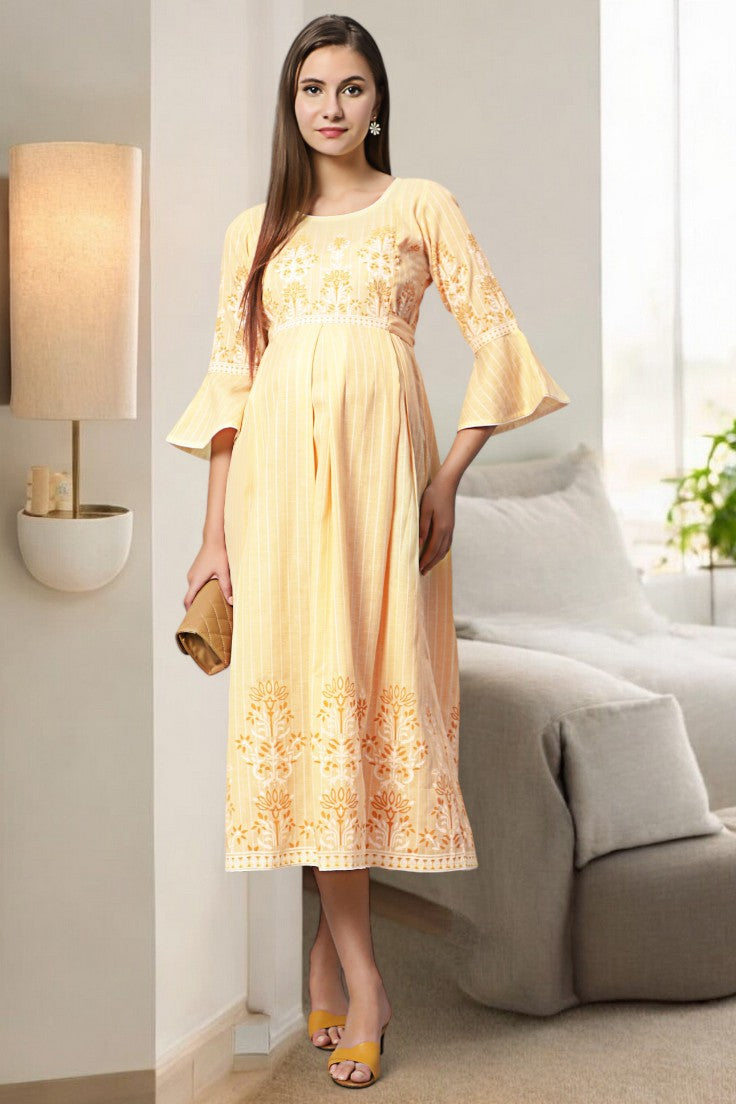 MODERN PREGNANCY KURTA FOR NURSING WOMEN