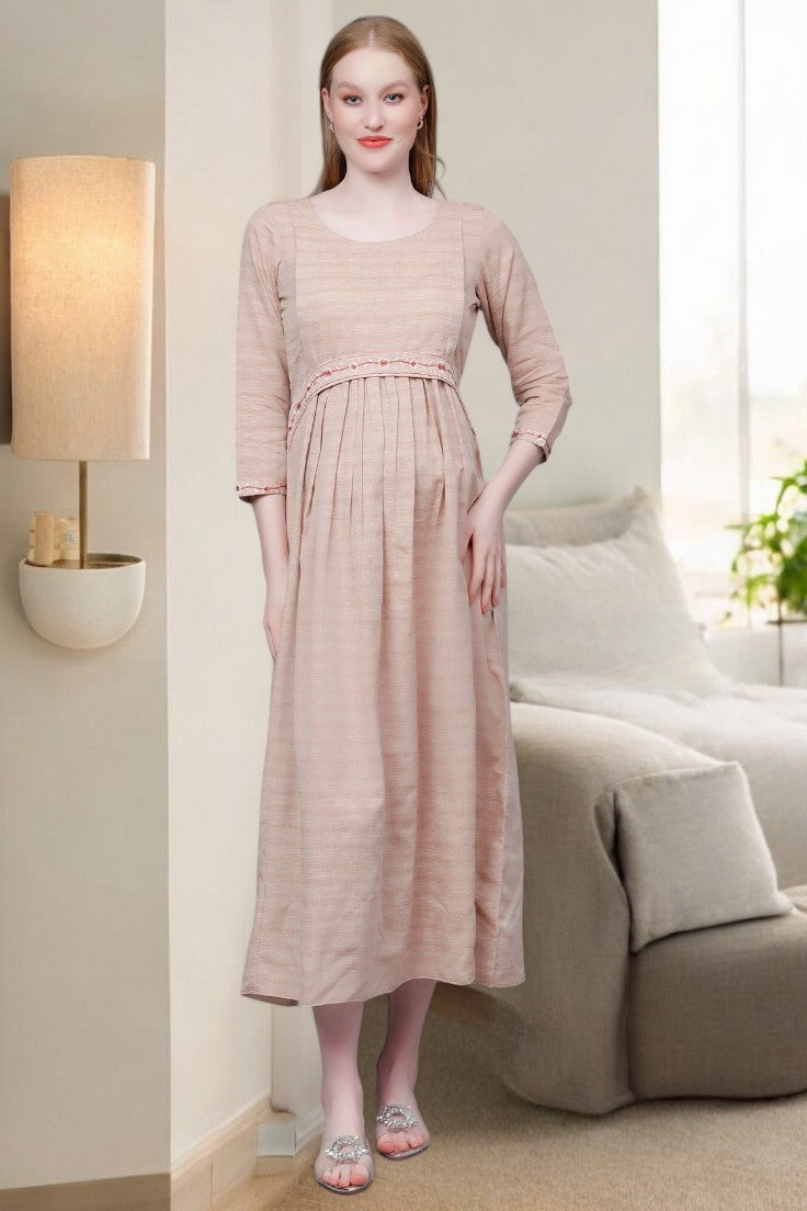 CLASSIC NURSING FLARED KURTA FOR WOMEN