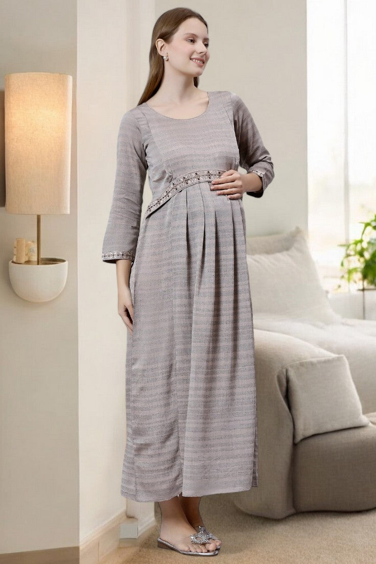 CLASSIC FLARED KURTA FOR PREGNANT WOMEN