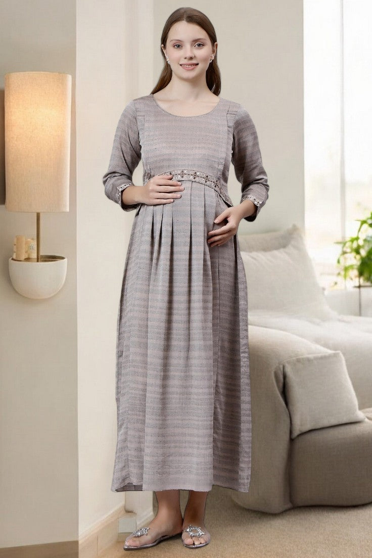 CLASSIC FLARED KURTA FOR PREGNANT WOMEN