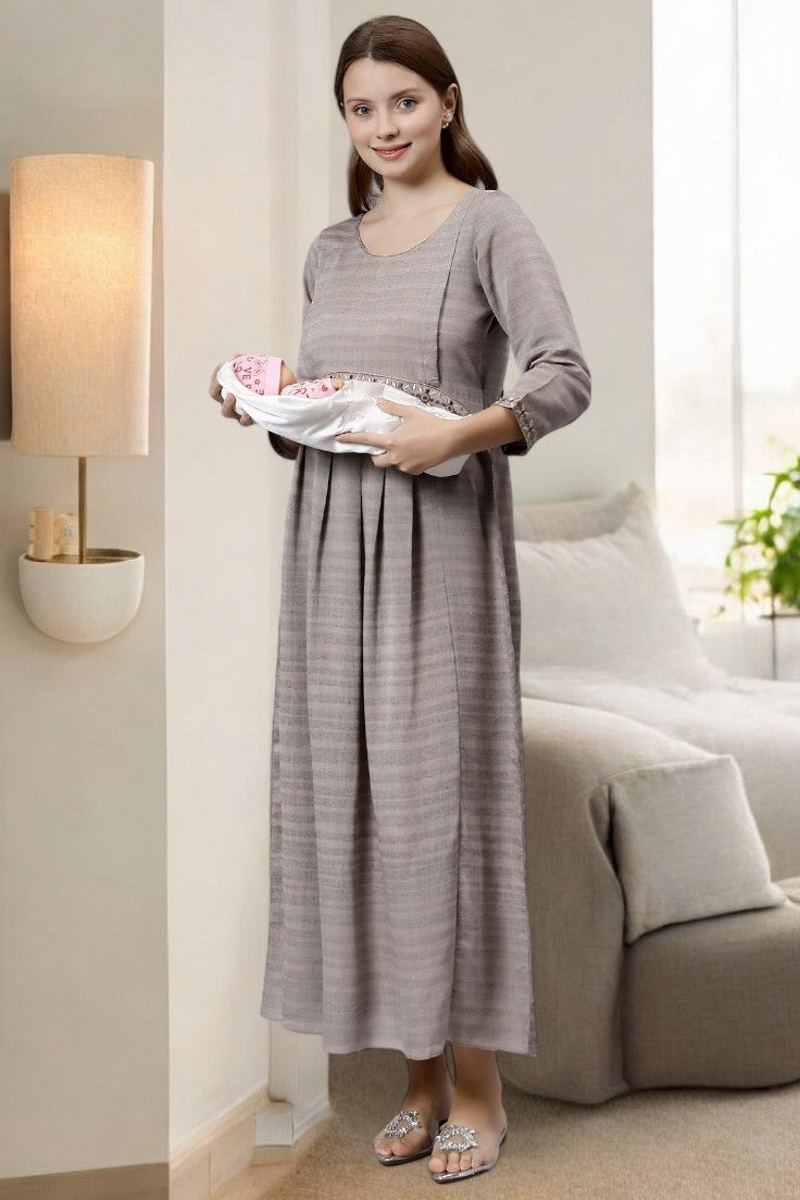 CLASSIC FLARED KURTA FOR PREGNANT WOMEN