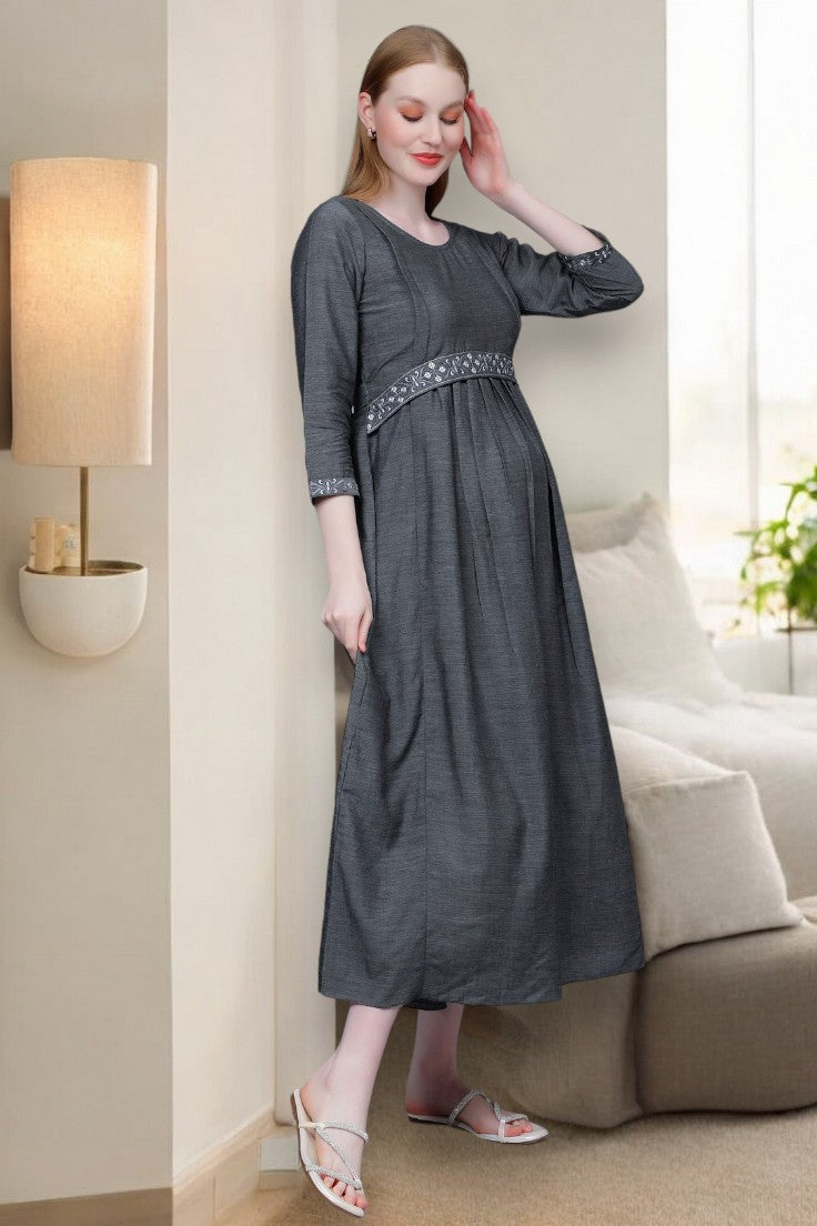 CLASSIC FEEDING FLARED KURTA FOR MOTHERS