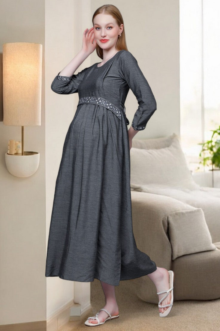 CLASSIC FEEDING FLARED KURTA FOR MOTHERS