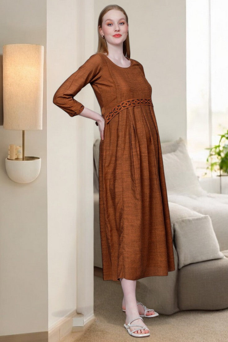 CLASSIC NURSING FLARED KURTA FOR PREGNANCY