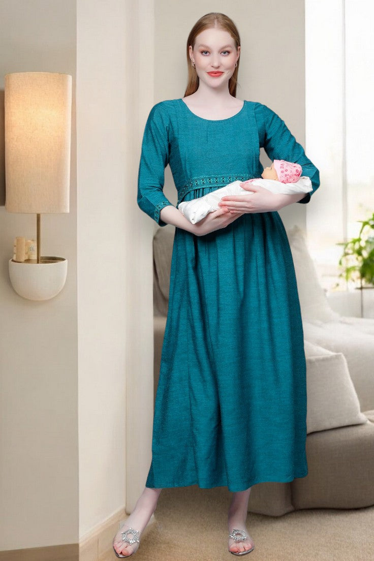 MODERN MATERNITY KURTA FOR NURSING MOMS