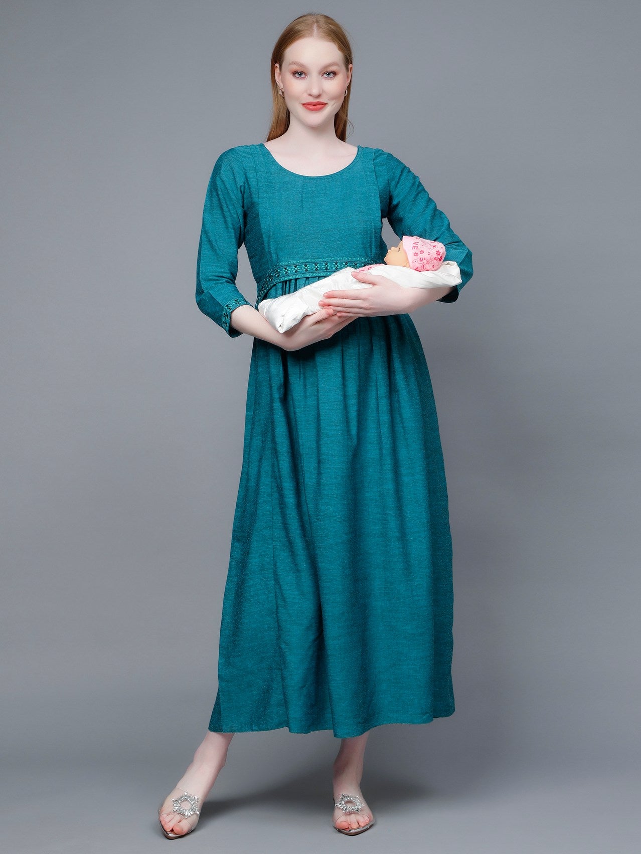 Trendy Maternity Dress For Nursing