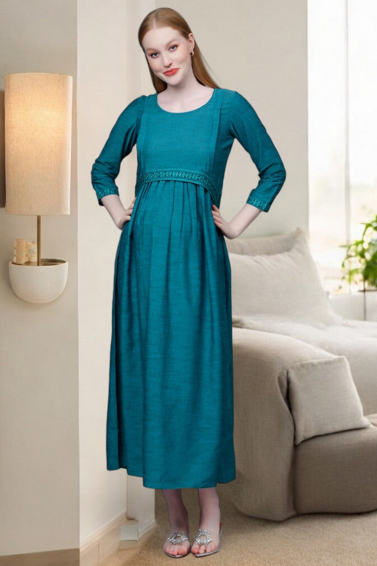 MODERN MATERNITY KURTA FOR NURSING MOMS