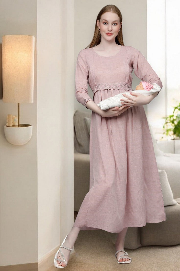 MODERN PREGNANCY KURTA FOR NURSING MOMS