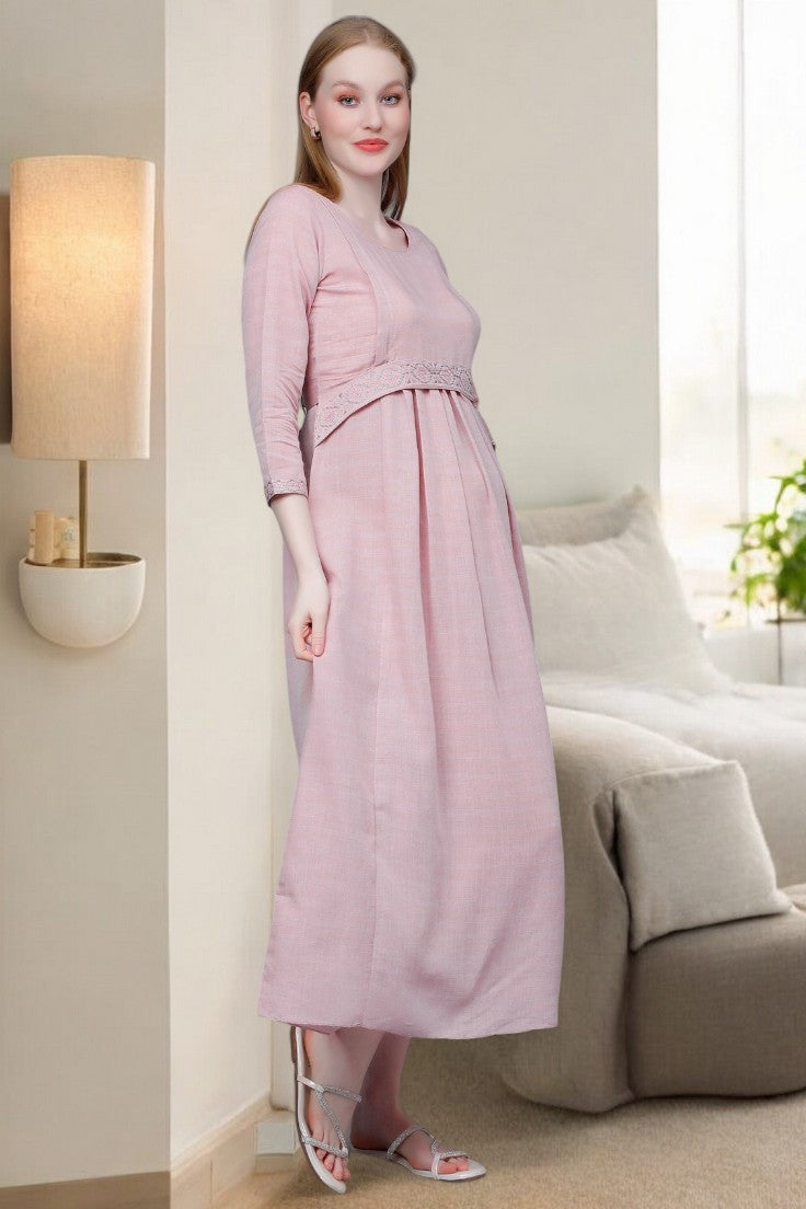 MODERN PREGNANCY KURTA FOR NURSING MOMS