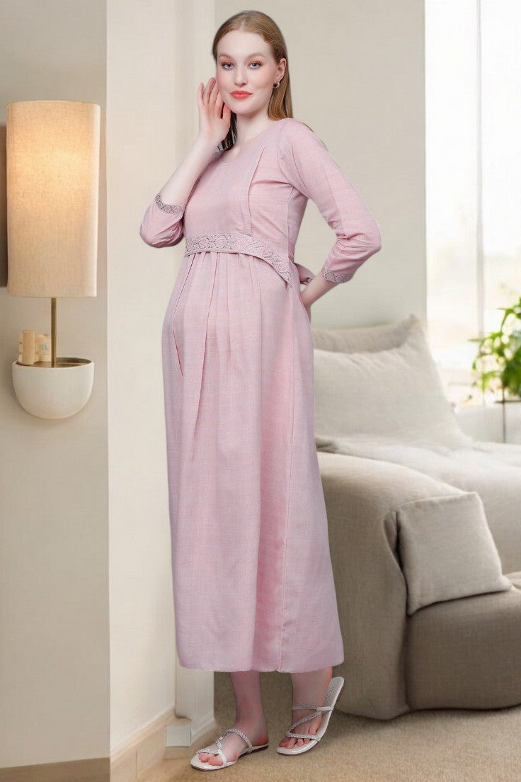 MODERN PREGNANCY KURTA FOR NURSING MOMS