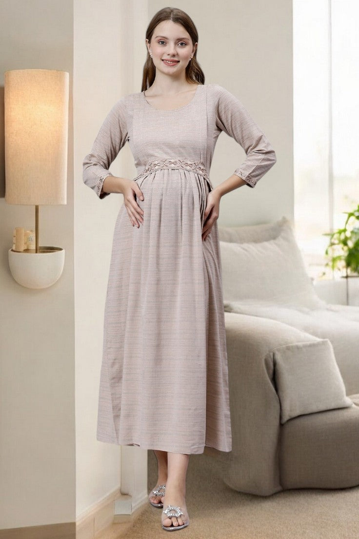 MODERN FLARED KURTA FOR NURSING MOMS