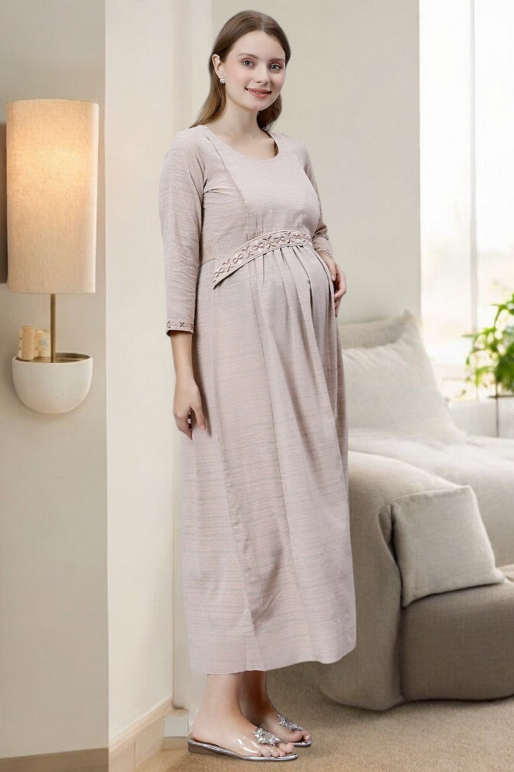 MODERN FLARED KURTA FOR NURSING MOMS