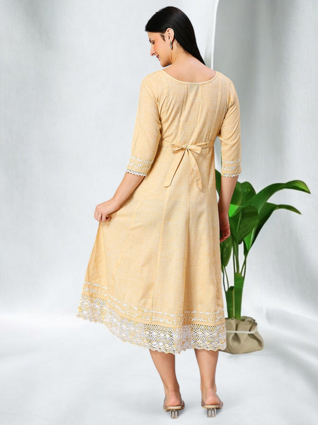 FASHIONABLE MATERNITY ANARKALI KURTA FOR WOMEN