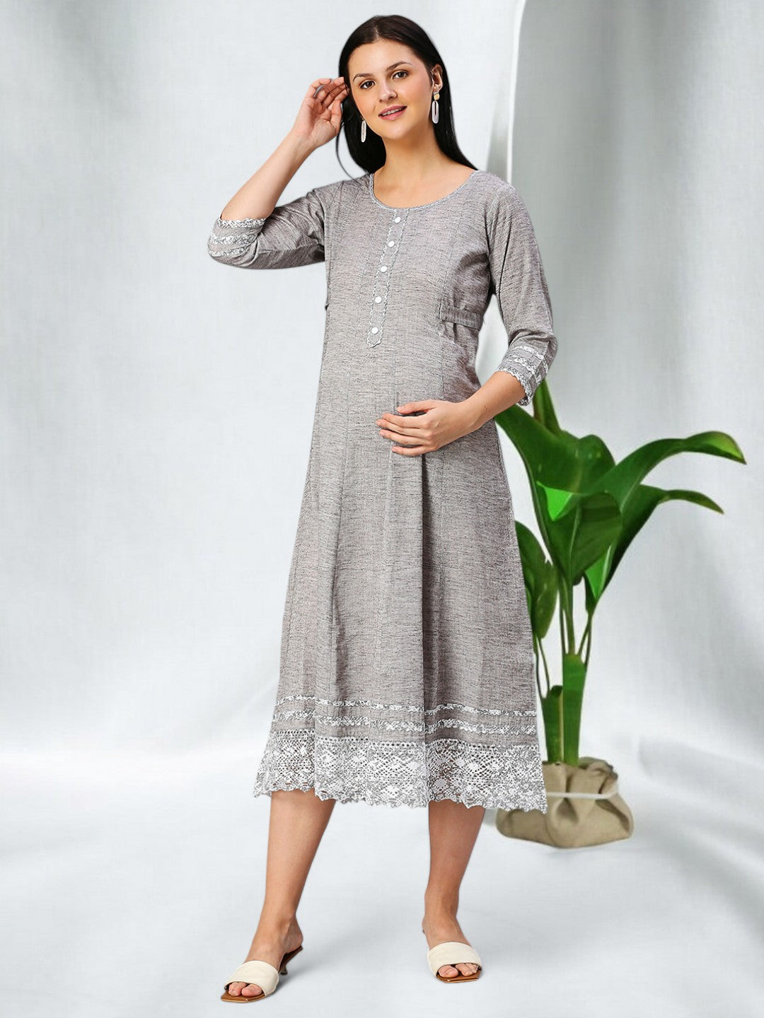 FASHIONABLE NURSING ANARKALI KURTA FOR WOMEN