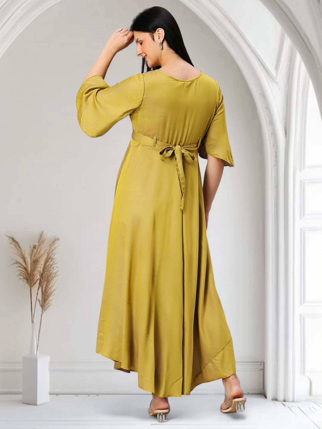 VIBRANT MATERNITY KURTA FOR NURSING BABY