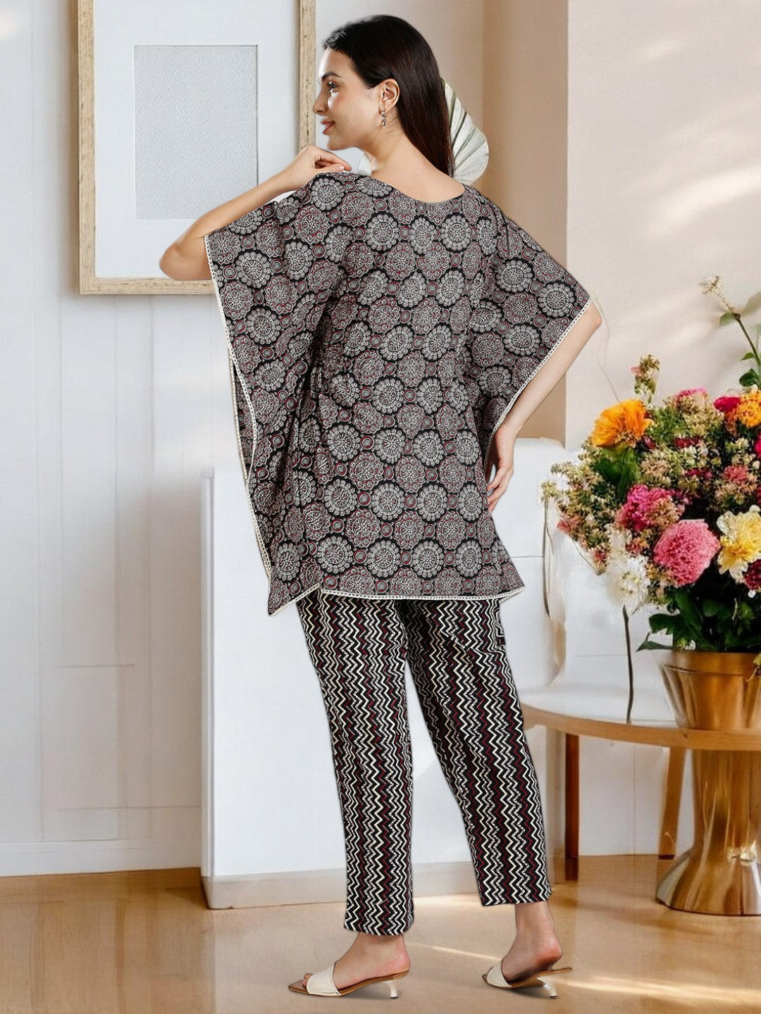 STYLISH NURSING KAFTAN PANT SET FOR WOMEN