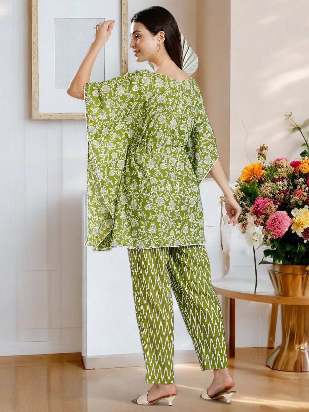 STYLISH MATERNITY KAFTAN PANT SET FOR MOTHER